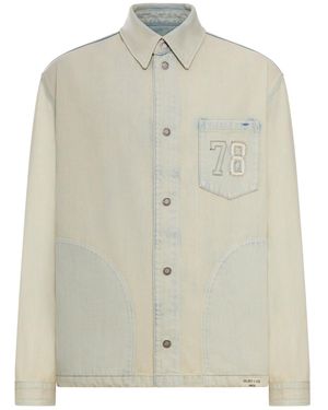 Golden Goose Sand Denim Work Jacket - Natural