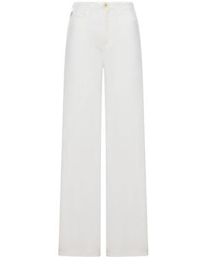 Lois Cotton Skater Loose - White