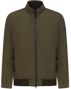 Stone Island Wind Jacket With Compass Application - Green