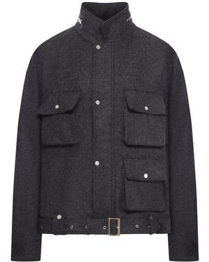 Niccolò Pasqualetti Wool Bomb Jacket - Black