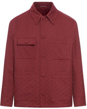 Gucci Giacca in misto cotone gg - Rosso