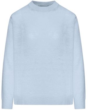Max Mara Crew Neck Jumper - Blue
