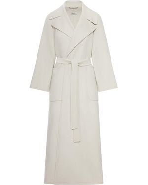 Max Mara Cappotto in lana - Bianco