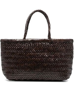 Dragon Diffusion Mini Flat Gora Handbag - Black