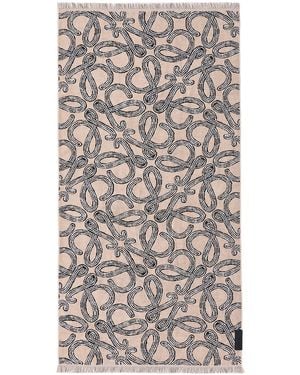 Loewe Asciugamano in spugna di cotone - Grigio