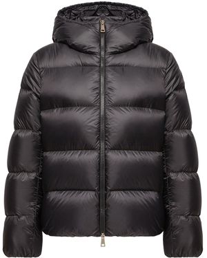 Moncler Piumino corto feligule con cappuccio - Nero