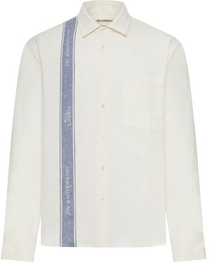 JW Anderson J.W.Anderson Long-Sleeved Linen Shirt - White