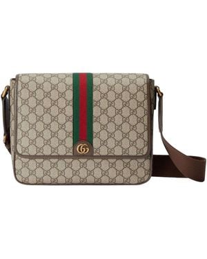 Gucci Medium Ophidia Crossbody Bag - Grey