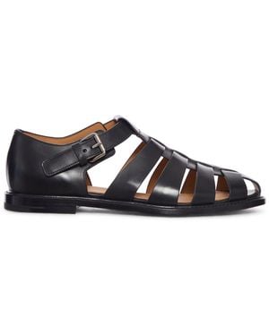 Church's Fume' Calfskin Sandal - Black