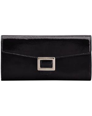 Roger Vivier Belle Vivier Wallet On Chain - Black