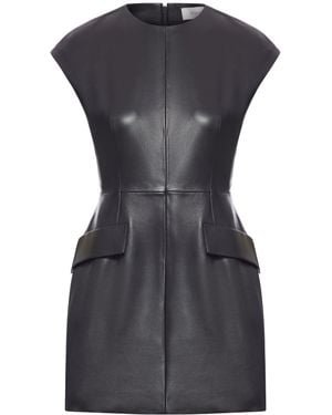 Sportmax Sleeveless Nappa Dress - Black