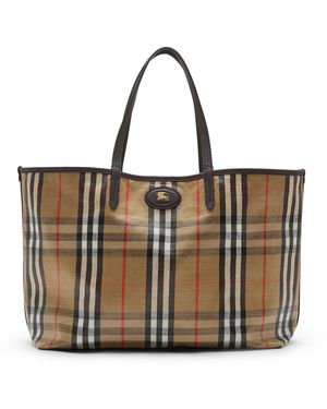 Burberry Tote Highlands Media - Brown