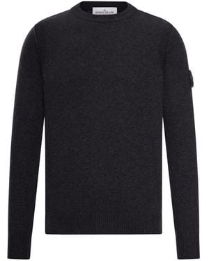 Stone Island Maglione girocollo in lana - Blu