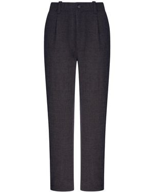 Transit High-Waisted Tailored Pants - Blue