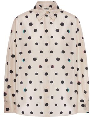 Fendi Printed Taffeta Shirt - Multicolour