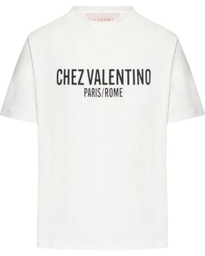 Valentino Garavani T-Shirt Chez in Blue for Men | Lyst