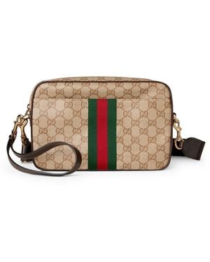 Gucci Borsa a tracolla piccola con web - Multicolore