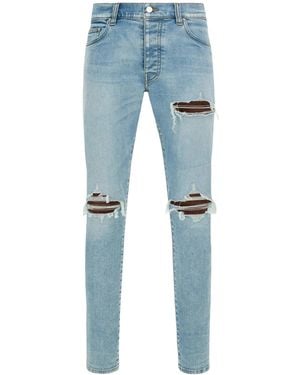 Amiri Croc Mx1 Jean - Blue