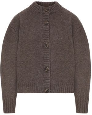 Soeur Cardigan leonard in lana compatta - Marrone