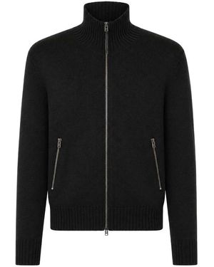 Tom Ford Zip-Up Cardigan - Black