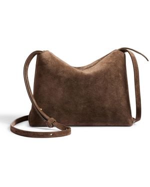 KHAITE Borsa a tracolla lina - Marrone