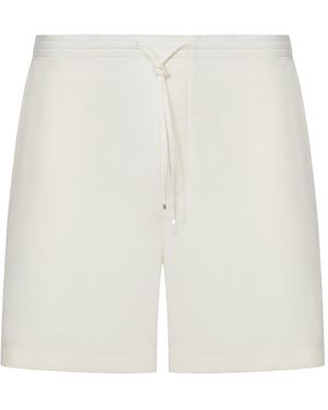 Loewe X Paula's Ibiza Fluid Lyocell Shorts - White