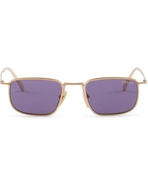 Prada Occhiali da sole con logo - Viola
