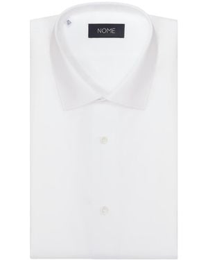 Nome Camicia classica in cotone - Bianco