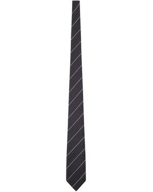 Tom Ford Silk Tie With Geometric Pattern - White