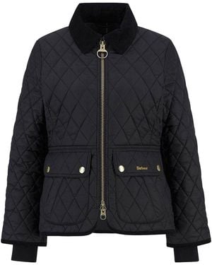 Barbour Beadnell Quilted Summer Jacket - Black