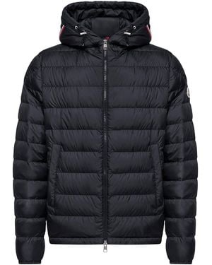 Moncler Vermeille Short Down Jacket With Hood - Black