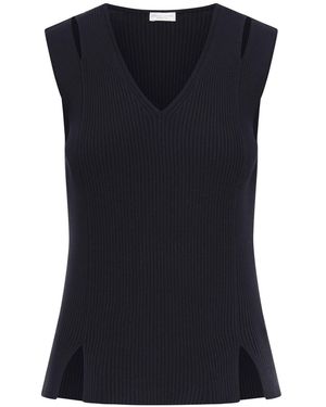 Roberto Collina Sleeveless Top - Black
