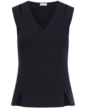 Roberto Collina Sleeveless Top - Black