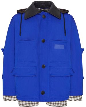 Loewe Technical Cordura Jacket With Layered Construction - Blue