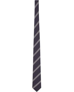 Lardini Silk Tie - White
