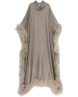 Gucci Long Printed Silk Twill Dress - Multicolour