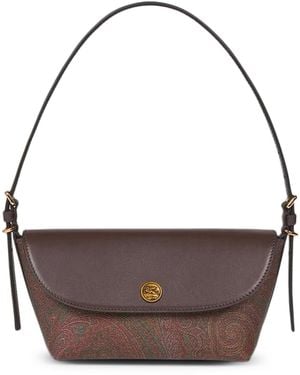 Etro Borsa a barchetta piccola arnica - Marrone
