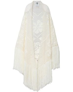 Chiara Is Peonia Shawl - White