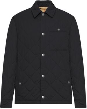 Burberry Reversible Quilted Nylon Overshirt - Black