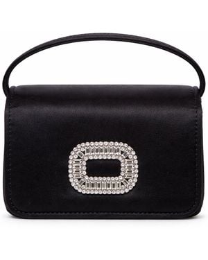 Roger Vivier Pilgrim Nano Bag - Black