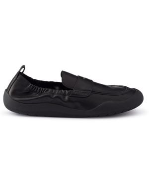 Prada Speedrock Leather Loafers - Black