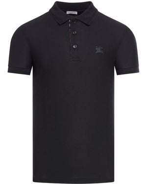 Burberry Cotton Polo - Black