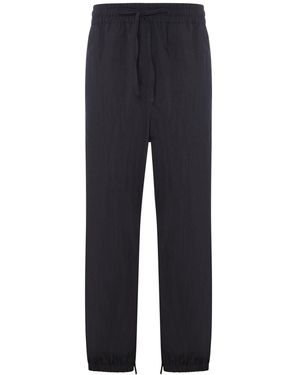 Fear Of God Tech Track Trousers In Ripstop Nylon - Blue