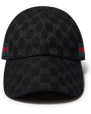 Gucci Web Baseball Cap - Black