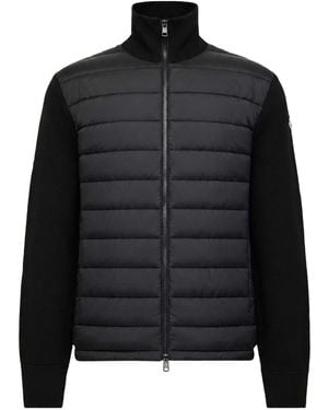 Moncler Padded Zip-Up Cardigan - Black