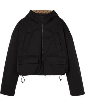 Gucci Reversible Polyester Bomber Jacket - Black