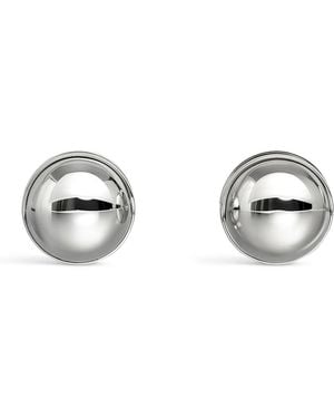 Alaïa Sphere Earrings - Metallic