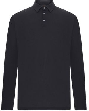 Zanone Slim Fit Polo - Blue