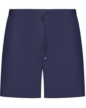 Loewe X Paula's Ibiza Fluid Cotton Poplin Shorts - Blue