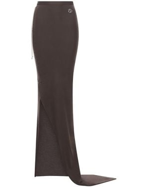 Moncler Adjustable Knitted Skirt - Brown